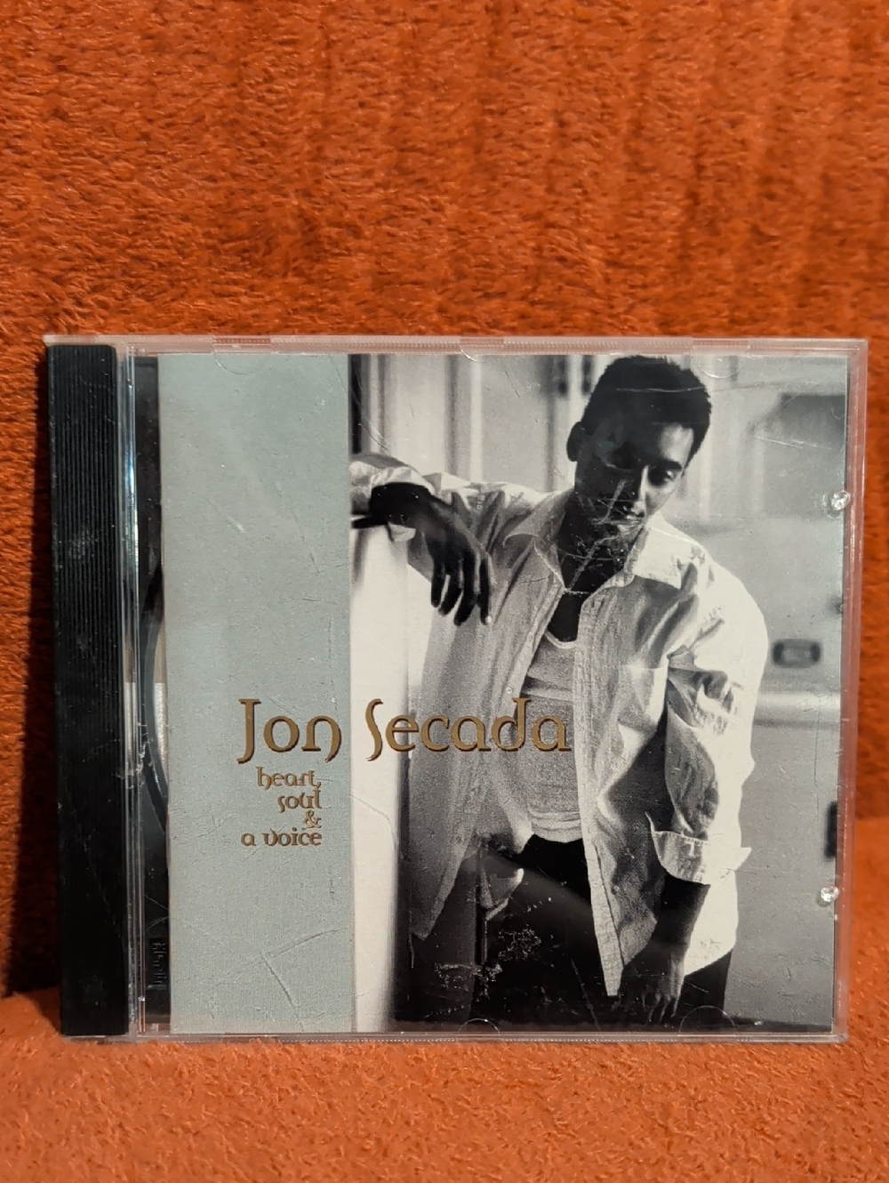 Jon Secada 'Heart, Soul & a Voice' CD — Black & White Cover